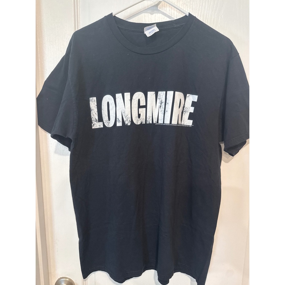 Longmire TV Show Graphic T-Shirt Mens Large Black Port & Company Warner Bros s18